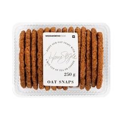 Picture of Woolworths Homestyle Oat Snaps 250 g