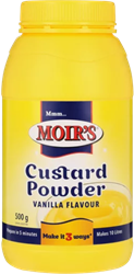 Picture of Moir's Vanilla Custard Powder Tub 500g