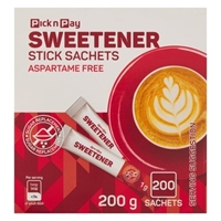 Picture of PnP Stick sweetener sachets 200's (200g)